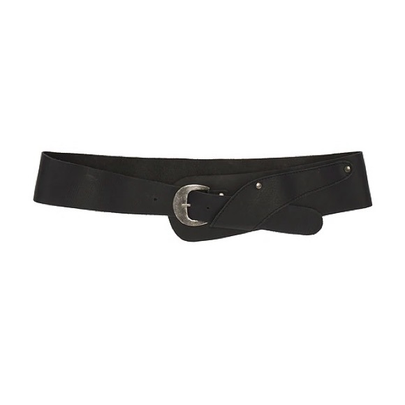 Free People Jericho Hip Leather Belt Black Size S/M main image 7